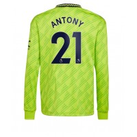 Manchester United Antony #21 Fotballklær Tredjedrakt 2022-23 Langermet